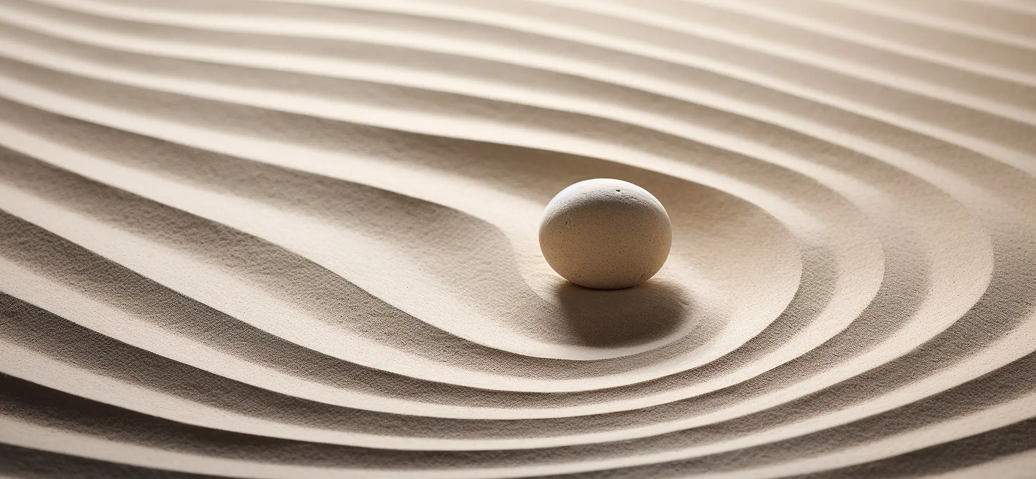 Ondes relaxantes sur sable